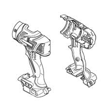 Hitachi 331711 Housing (a).(b) Set