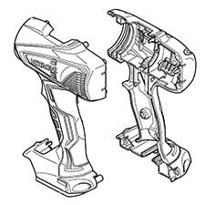 Hitachi 335-958 Housing (a).(b) Set