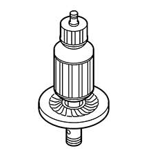 Hitachi 360-748U Armature Ass'y 110v-120v M12V2
