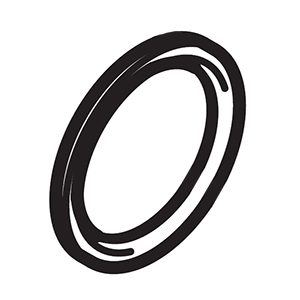 Hitachi 371161 Retainer Damper Washer
