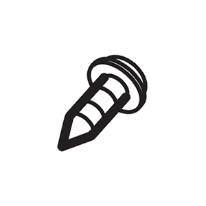 Hitachi 372288 Tapping Screw (w/flange) D3 X