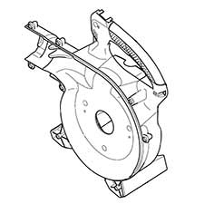 Hitachi 669-8380 Fan Case Tanaka Orange