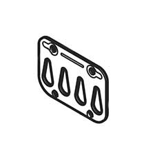 Hitachi 886-468 Buffer Plate (a) NC40G