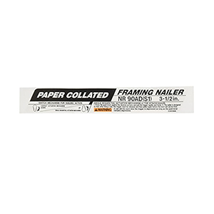 Hitachi 888783 Label (d) NR90ADS1