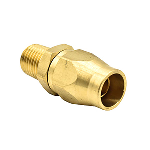 Interstate Pneumatics HRPZ55-01 5/16 Inch Reusable Solid Hose-end Fitting with 1/4 Npt Male Ends