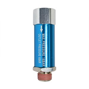 Interstate Pneumatics WR1110 1/4 Inch Npt In-line 90 Psi Fixed Preset Outlet Pressure Regulator with Max Inlet 230