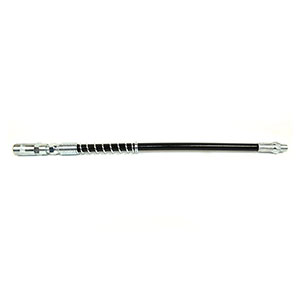Interstate Pneumatics ZY900 12 Inch Flex Grease Gun Hose Extension with Coupler & Spring Guard 4,500 Working Psi (1/8 Npt)