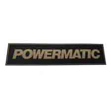 Jet CM9-3312341 Powermatic Logo /clear Letters(text)