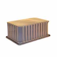 Jet JT9-5042291 Modular Box (new Style, Plain Gray Ribbed Box)