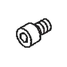 Jet JT9-5507653 Screw, Cap, M6 X 12