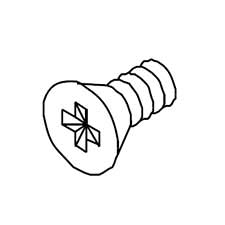 Jet JT9-5513828 Countersunk Head Bolt ,