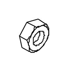 Jet JT9-5517526 Nut 3/8
