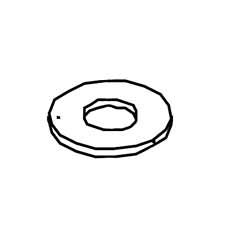 Jet JT9-5644861 flat Washer (3/8"")