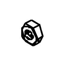 Jet JT9-5645071 hex Nut (3/16"")