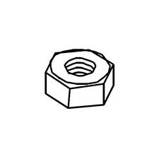 Jet JT9-5645131 hex Nut (3/8"")