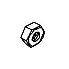 Jet JT9-5645431 hex Nut (1/4