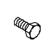 Jet JT9-5711981 Round Head Screw 3/16x3/8