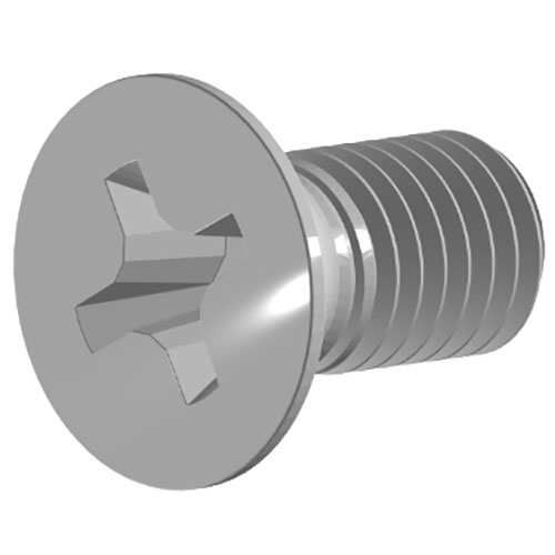 Jet BA9-1009639 SNF16HN-20-FHCS M10-1.5X25 SLOT DR ZINC