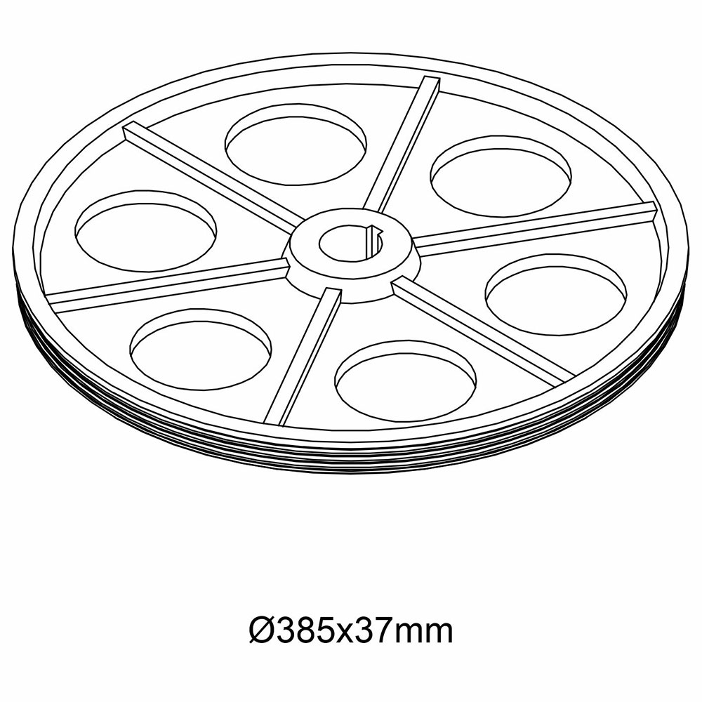 Jet BA9-1226728 BS350M-206-DRIVE FLYWHEEL