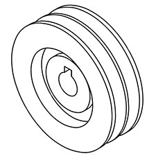 Jet JT9-EBL1236VS-A57 Pulley