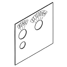 Jet JT9-EBL1236VS-B18 Gear Box Plate