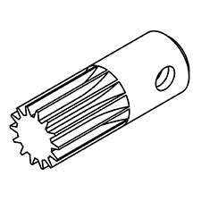 Jet JT9-EBL1236VS-C31 Gear Shaft