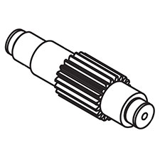 Jet JT9-EGH1740-A66 Gear Shaft (20T)