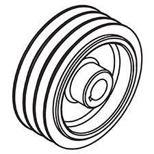 Jet JT9-EGH1740-A82 Pulley