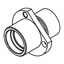 Jet JT9-EGH1740-A99 Flanged Bearing