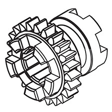 Jet JT9-EGH1740-B24 Gear