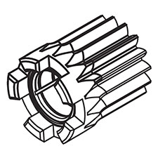Jet JT9-EGH1740-B25 Gear