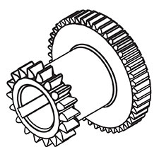 Jet JT9-EGH1740-B45 Gear