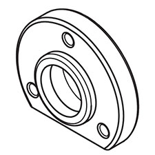 Jet JT9-EGH1740-B56 Flanged Bearing