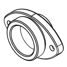 Jet JT9-EGH1740-B65 Flanged Bearing