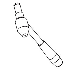 Jet JT9-EGH1740-C44 Spring Pin, Handle, Sleeve Assembly