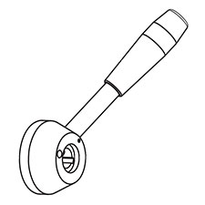Jet JT9-EGH1740-C55 Lead Nut Lever, Handle , Spring Pin