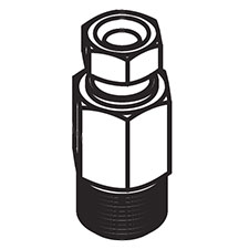 Jet JT9-EGH1740-F45 Straight Adapter