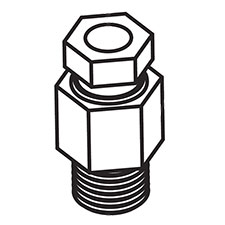 Jet JT9-EGH1740-F51 Straight Adapter