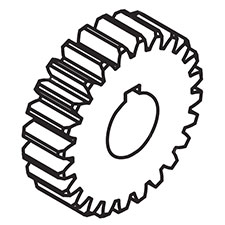 Jet JT9-EGH1740-H03 Gear