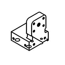 Jet JT9-EHB8VS-219 Guide Bracket (left)