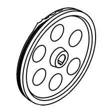 Jet JT9-EHB8VS-325 Drive Wheel