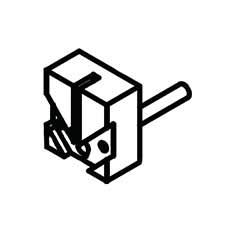 Jet JT9-EVBS20-1312 Guide Support, Lower
