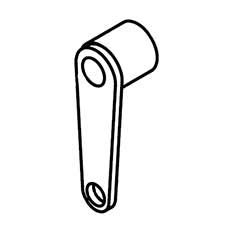 Jet JT9-EVBS20-EV-6071 Clamp Lever, Left