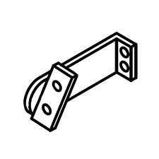 Jet JT9-EVBS20-HV-6451 Defl Ector Bracket, Left