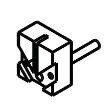 Jet JT9-EVBS26-1312 Lower Guide Support,