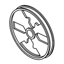 Jet JT9-EVBS26-3050 Upper Wheel