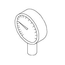Jet JT9-HS1252-220 Hydraulic Pressure Gauge