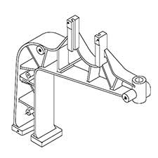 Jet JT9-J-5782511 Upperarm, Frame