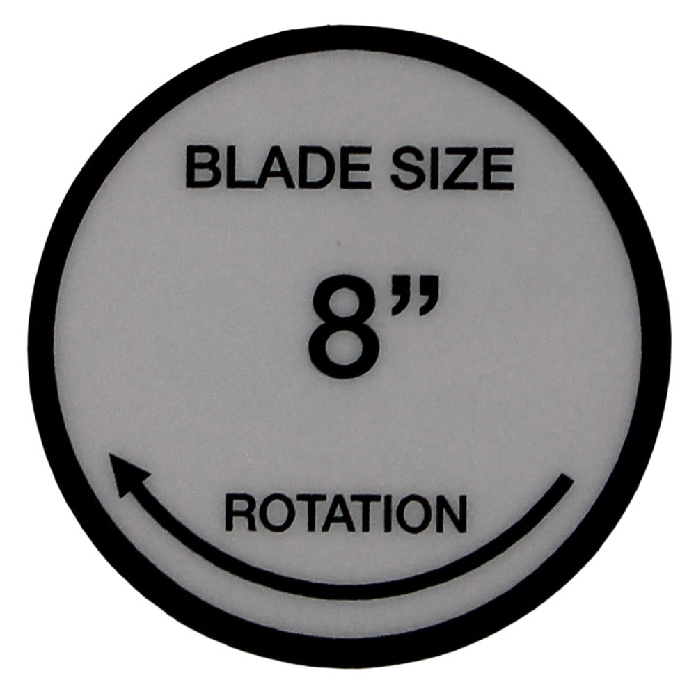 Jet JT9-3408248 Label Rotation/blade Size (510)