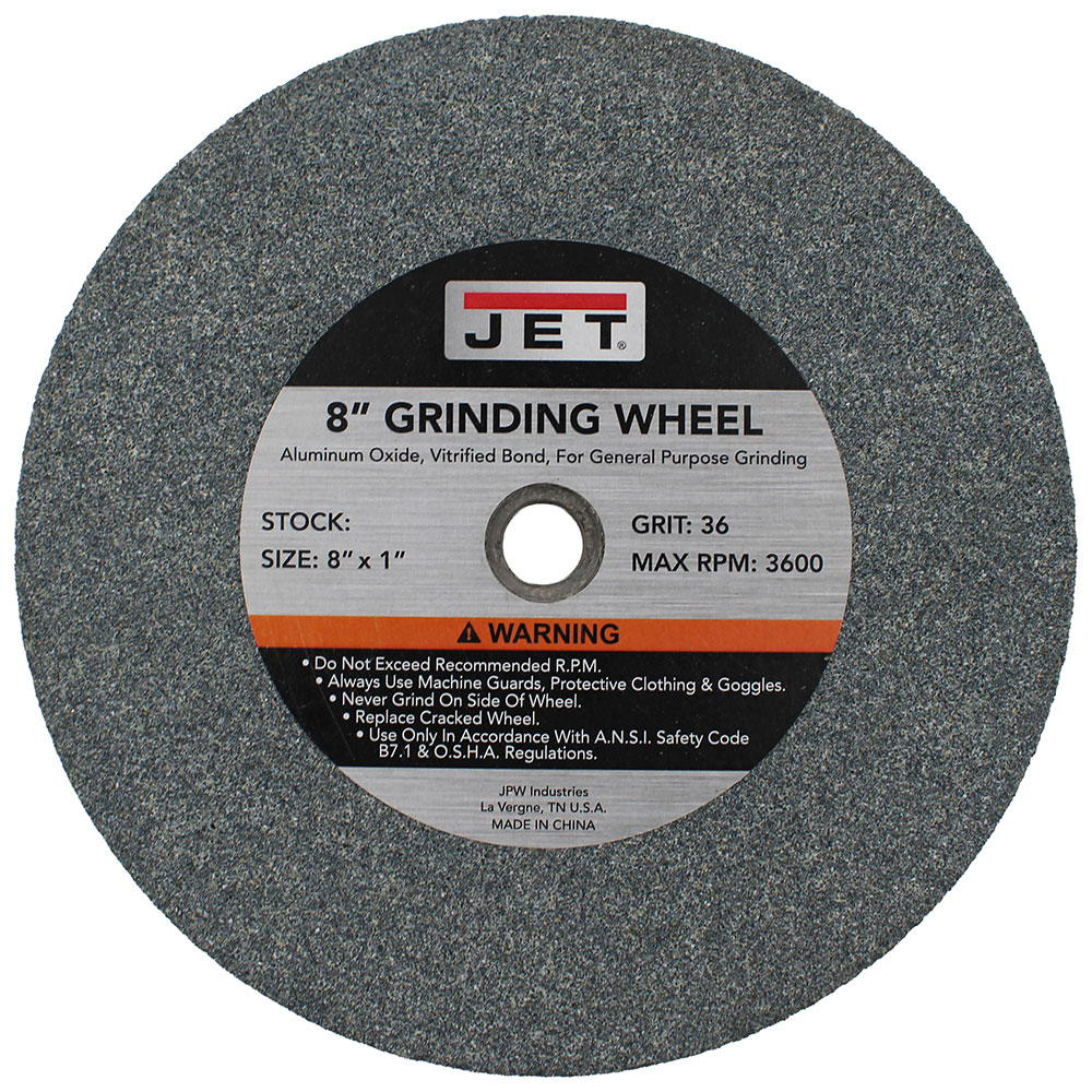Jet JT9-JBG8B-018 Grinding Wheel 6 in X 3/4 36 Grit